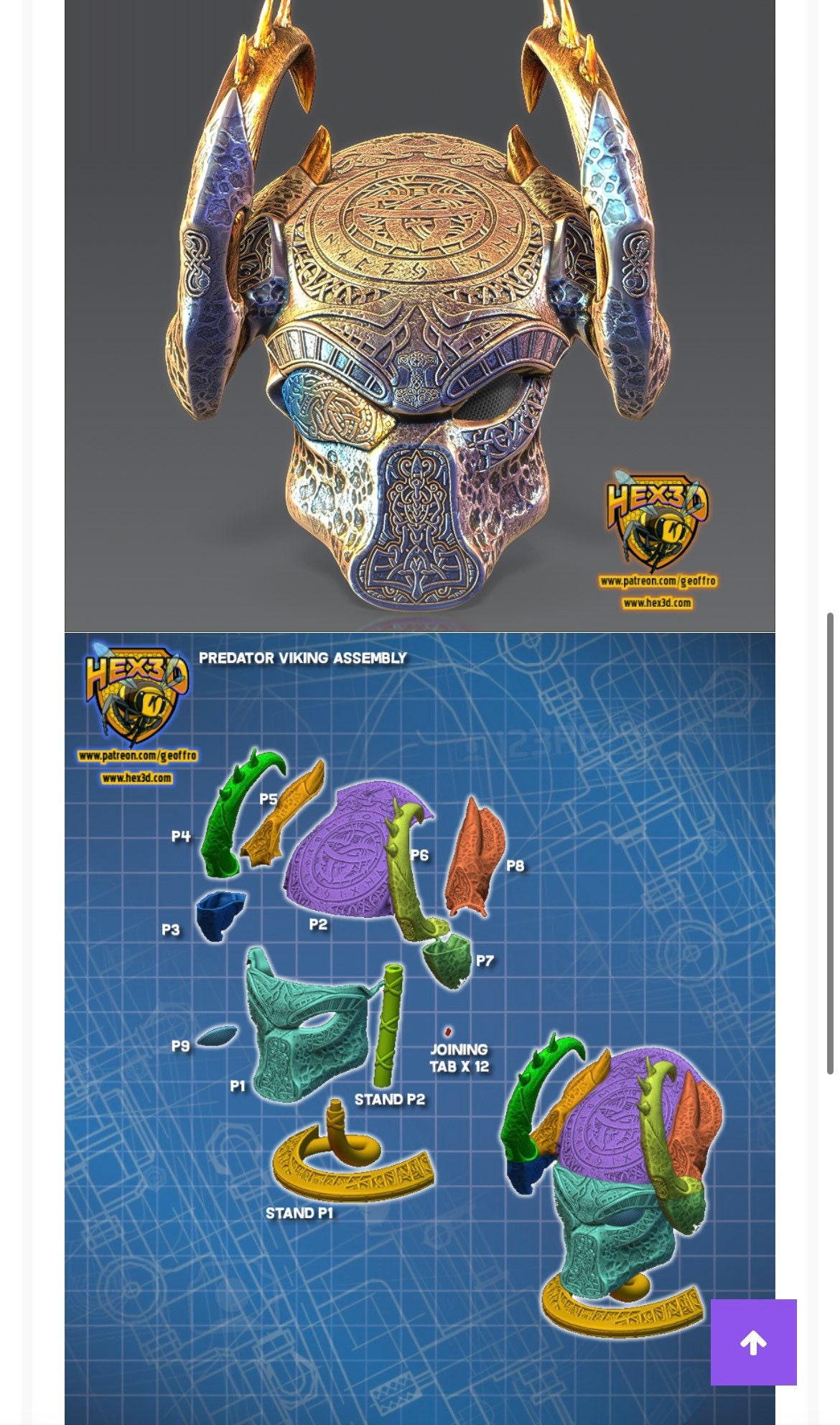 Predator Viking Wearable Helmet 11 Scale Predator Cosplay Etsy