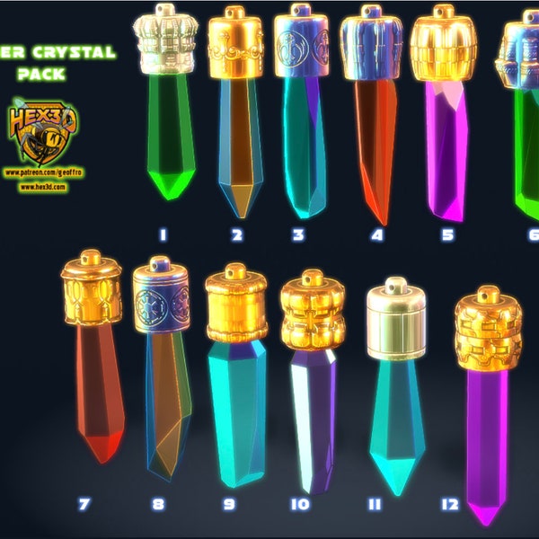 3d Printed Kyber Crystal - Etsy