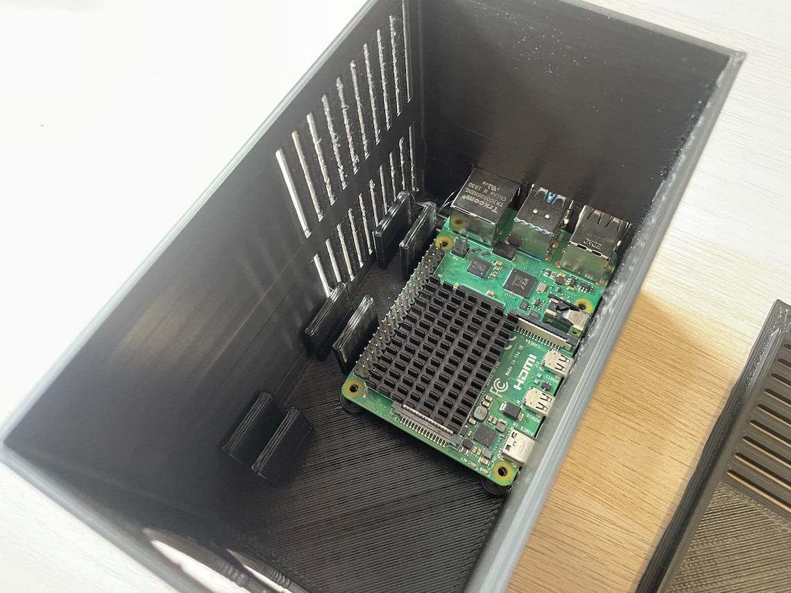 Raspberry Pi 4 & 4B With SSD Custom Designed Case 3D Printed Etsy UK
