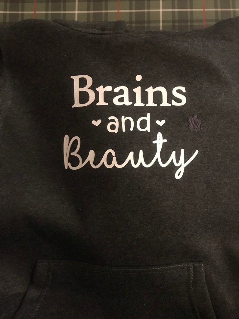 Girls Brains and Beauty Hoodie