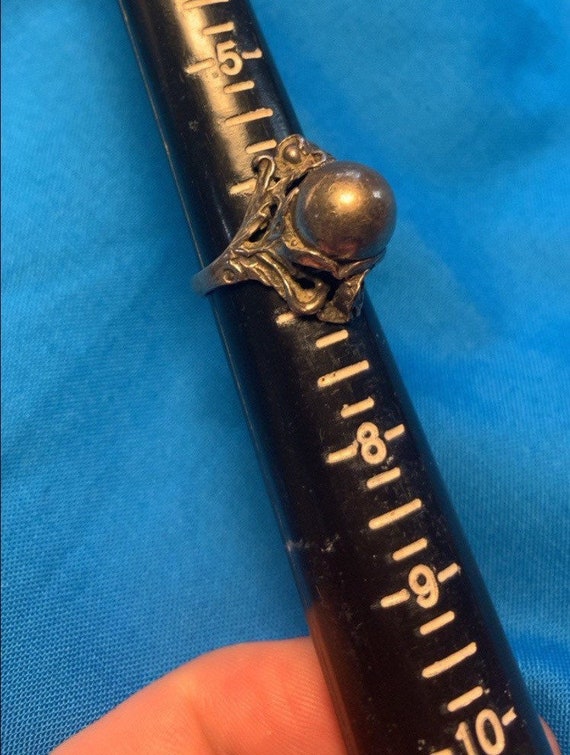 Art deco sterling silver ring
