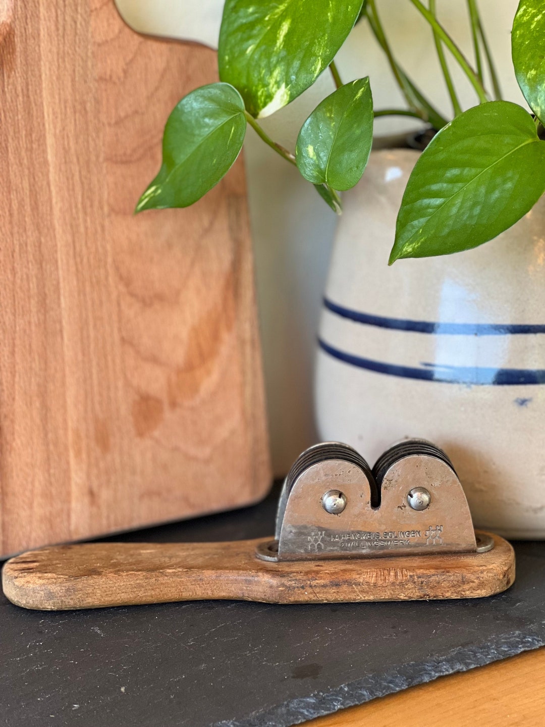 Vintage Knife Sharpener J.A. Henckels. Solingen Etsy