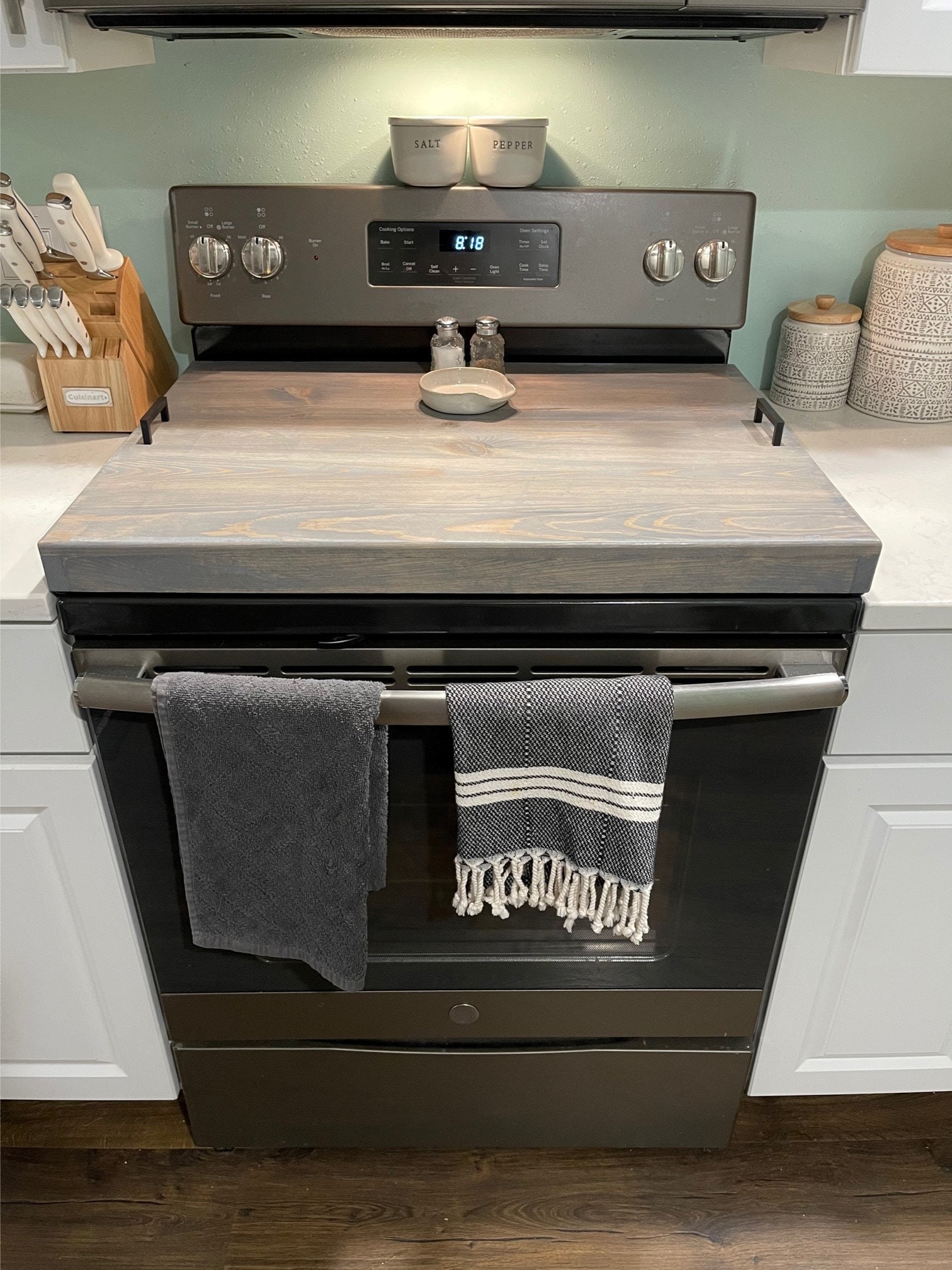 Cutting Board Over Stove