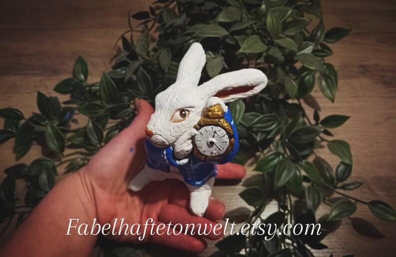 Wise Rabbit From Alice in Wonderland Figure - Etsy