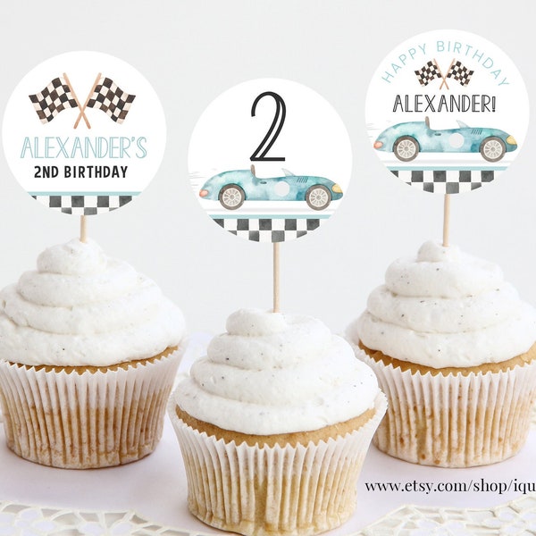 Cars Cupcake Toppers - Etsy