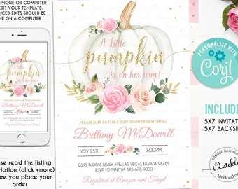 girl baby shower invitations etsy
