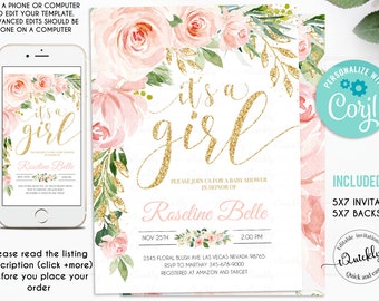 flower girl invitation ideas