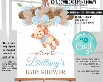 Olivia Samuel Teddy Bear Baby Shower Games Bundle - 7 Games For 10