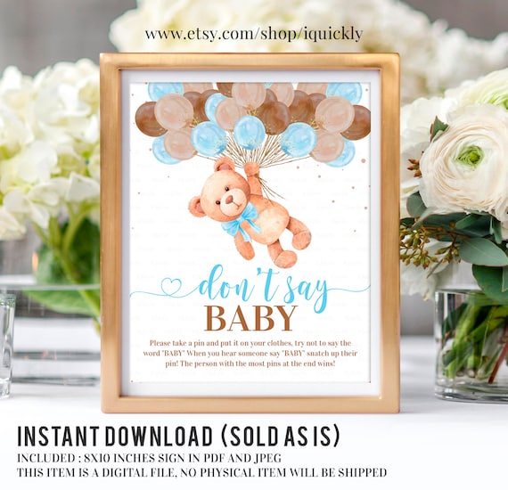 teddy-bear-don-t-say-baby-shower-game-sign-printable-balloon-shh-don