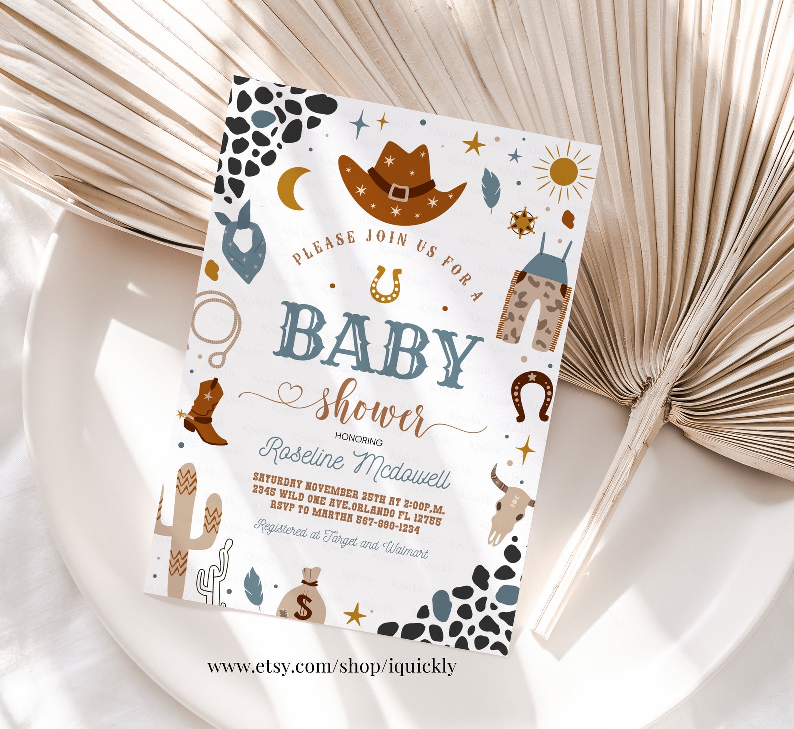western baby shower ideas