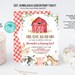 Editable Farm Birthday Invitation, Boy Barn Party, Digital Invite, Farm Animals Barnyard Boy Invitations INSTANT DOWNLOAD printable template