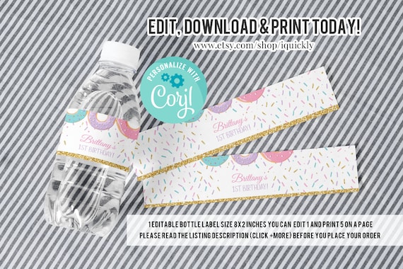 editable-donut-grow-up-bottle-label-water-labels-printable-1st