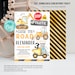 Editable Construction Invitation, Construction Birthday Invitations, Dump Truck Party Invite, Printable template Digital Instant download C1 