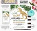 EDITABLE Dinosaur Birthday Invitation, Gold Dinosaur Invites, Dino T-Rex Birthday invitations Digital Printable Template Instant download 