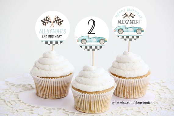Two Minute Birthday Cupcakes