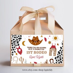 EDITABLE My First Rodeo Birthday Party Signs Cowboy Welcome Sign ...