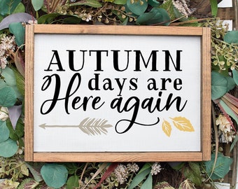 Schild Rustikal Herbst 2018: Rustikales Dekor