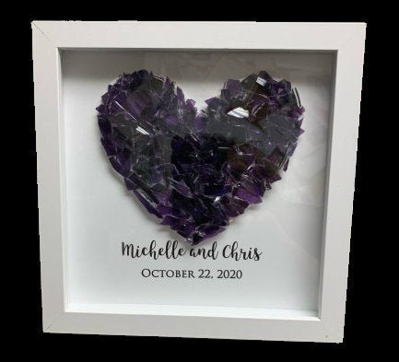 Broken Wedding Glass Frame - Etsy