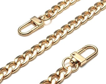 gold chain shoulder strap