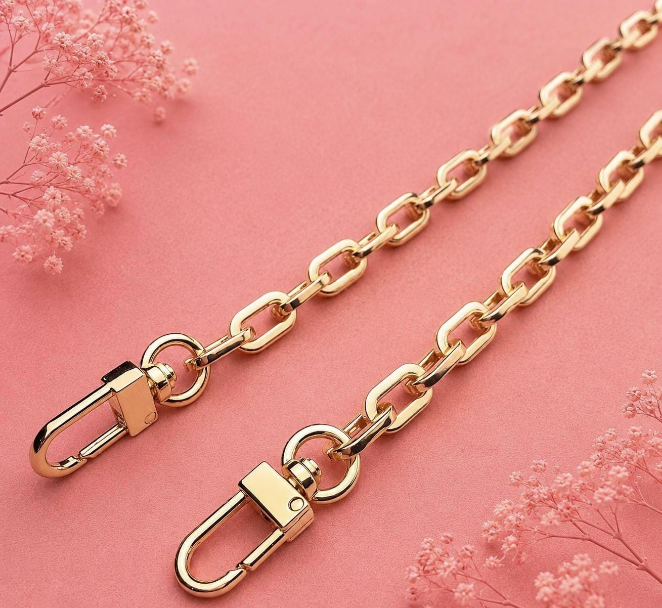 Louis vuitton gold chain strap - Etsy 日本