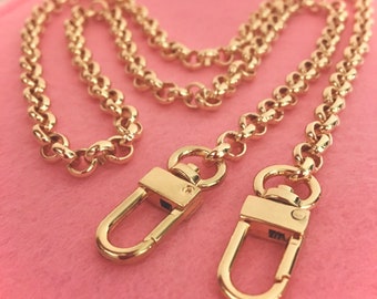 FERIAL ROSE Gold Purse Chain Strap Replacement (7mm) – Crossbody Shoulder Bag Chain
