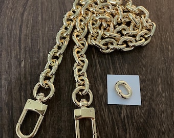 FERIAL ROSE Luxe tasketting voor vervangende tasriem - 10 mm bout schouderkettingriem