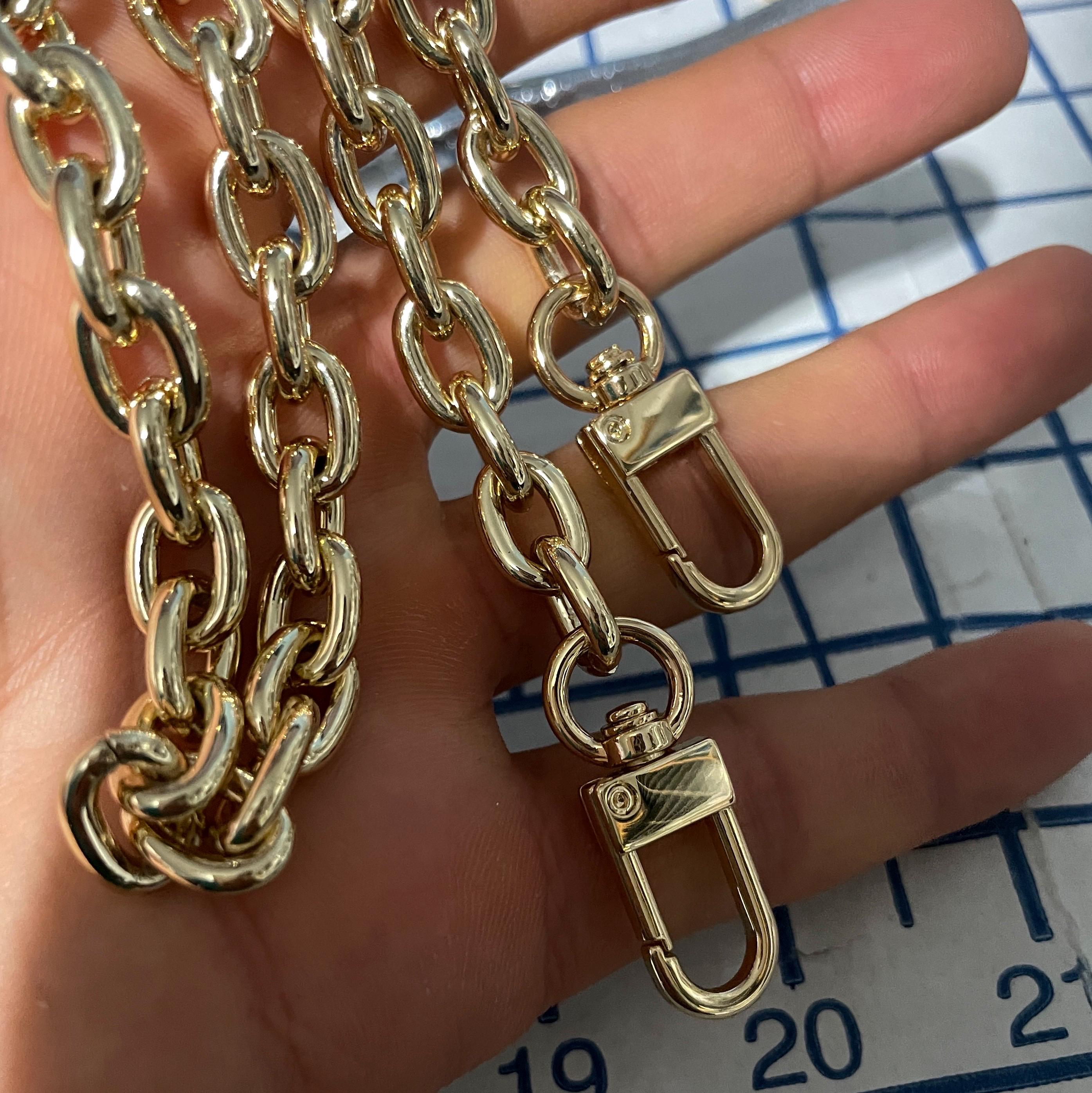FERIAL ROSE Gold Crossbody Strap Replacement Bag Chains for High