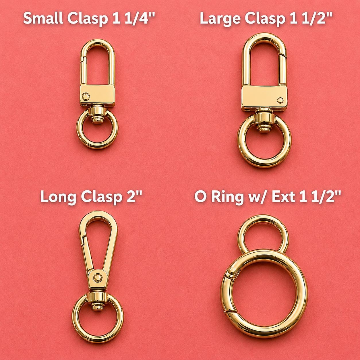 FERIAL ROSE Gold Crossbody Strap Replacement Bag Chains for High