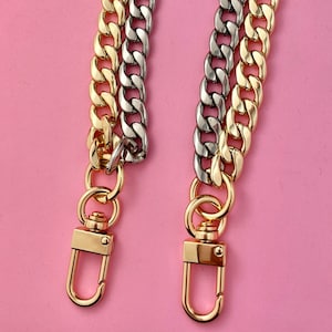 Clips for LV Luggage Tags - Two Sizes - Gold-tone or Silver-tone