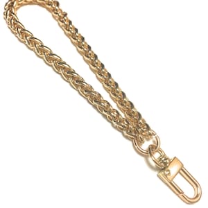 Chain Wristlet Strap Gold 7mm Braided Design image 3