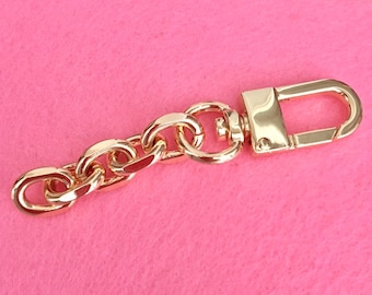 Rolo Gold Purse Chain Strap Extender For Luxurious handbags Bags and more - Purse Strap Extender | Bag Extender Lengthen - 11mm