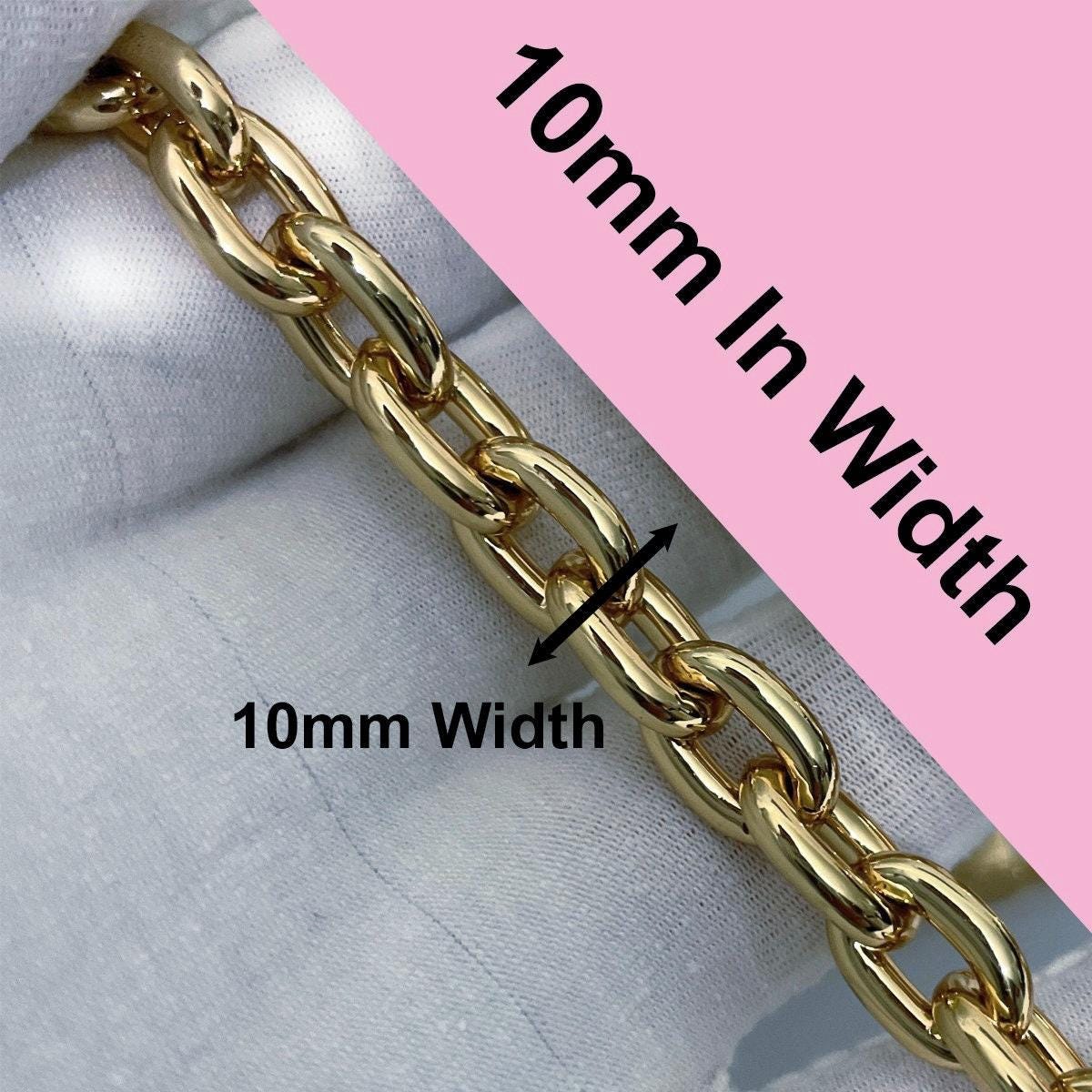 FERIAL ROSE Gold Crossbody Strap Replacement Bag Chains for High