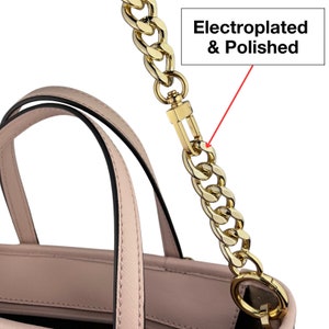 Strap Extender For Handbag | Purse Extender For Purse Chain | Bag Extender For Purse Chain | Jumbo Purse Chain Extender Add Length - 16mm
