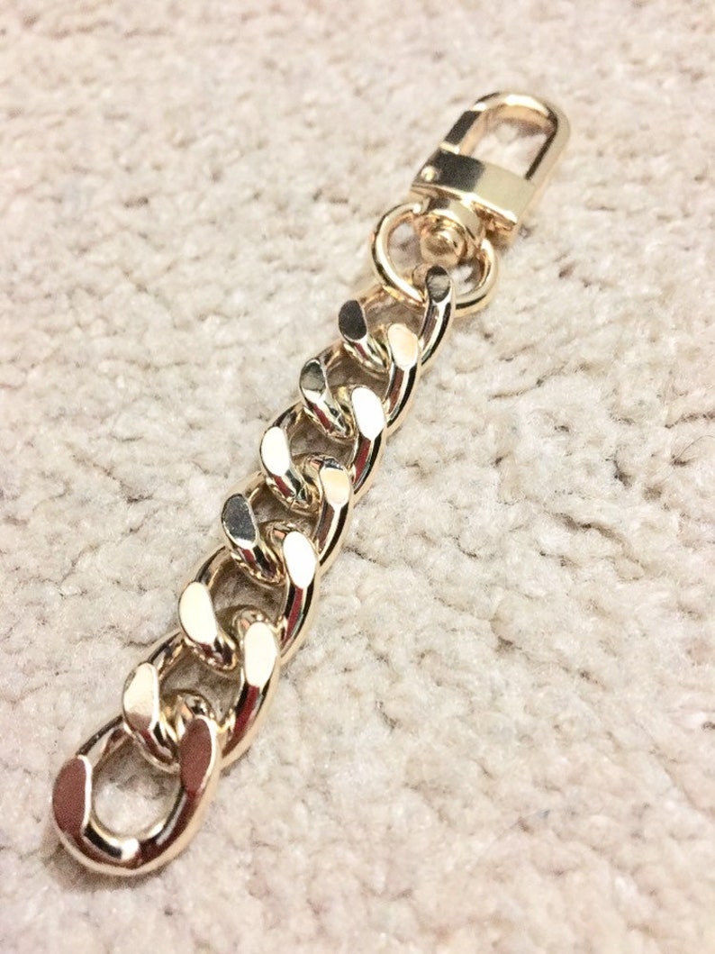 Chain Strap Extender Light Gold for All Bags Curb Style Etsy