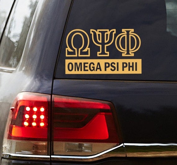 Decal - Omega, Greek Fraternity, Car decal, window decal - Etsy.de