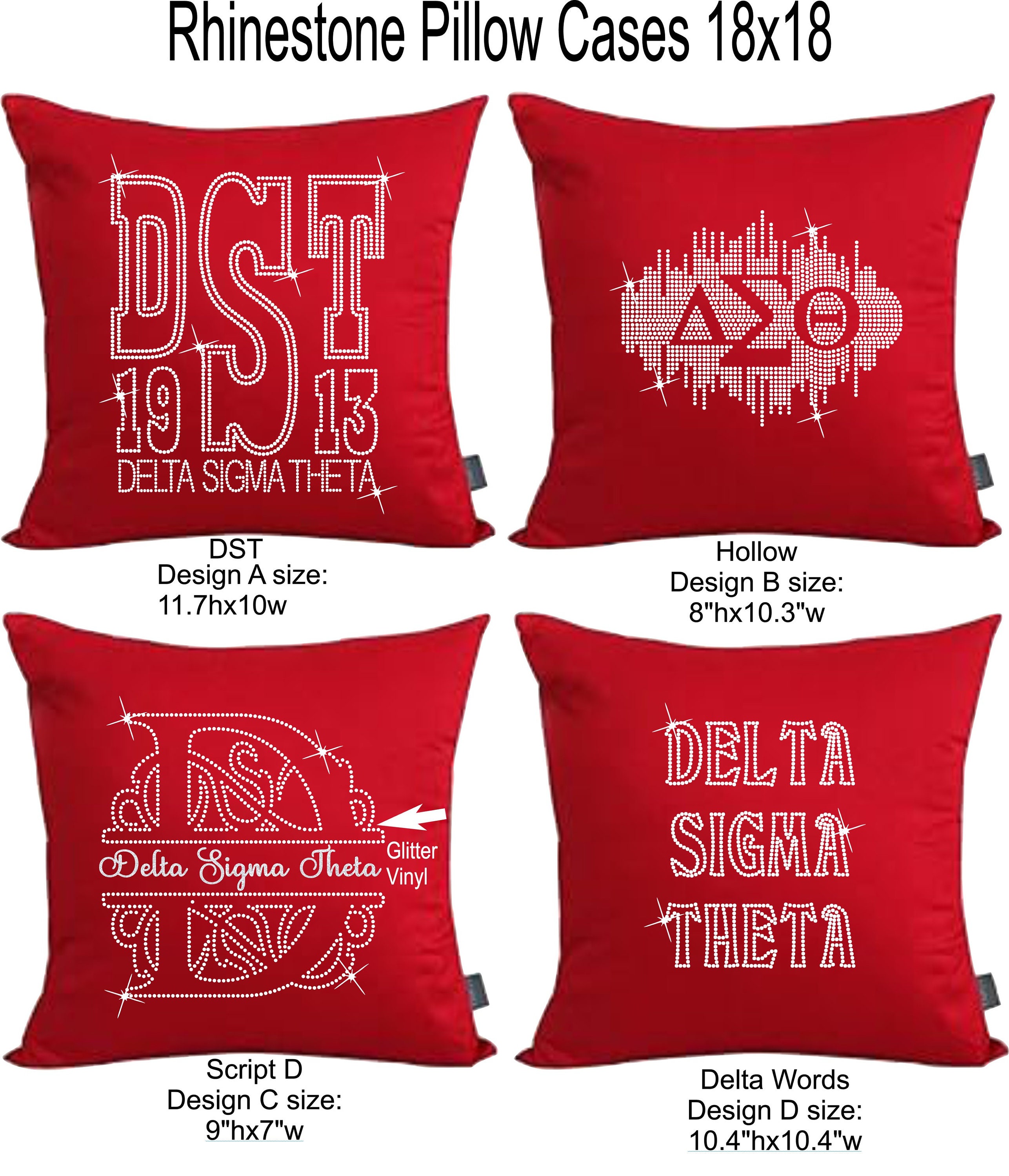 Delta sigma theta pillow case hotsell