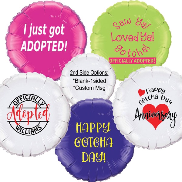 Adoption, Officially Adopted, Gotcha Day, Officially, Gotcha Anniversary, personalized Adoption mylar balloons, Custom Keepsake Coasters