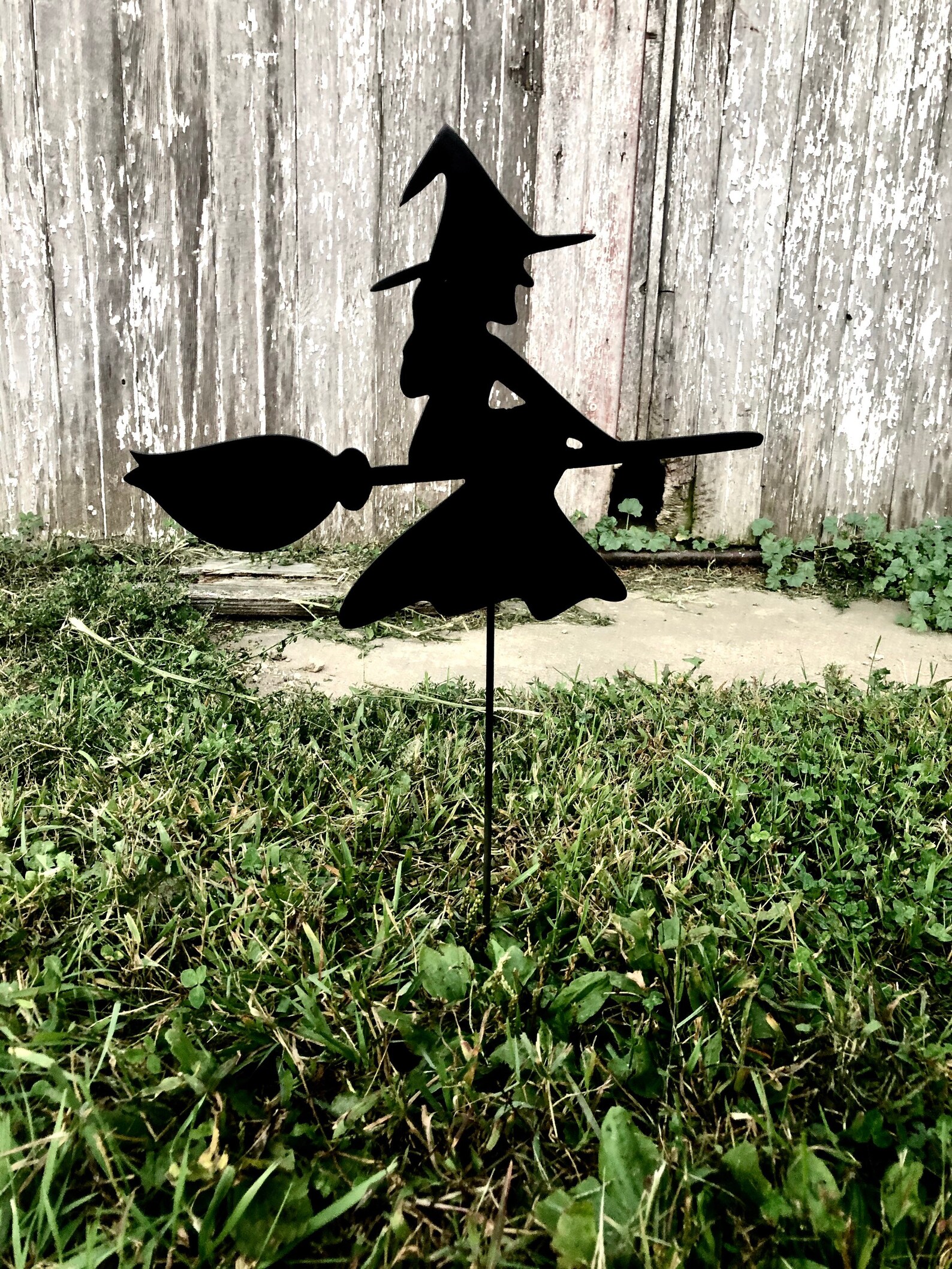 Witch Yard Art Halloween Witch Decor Halloween Yard Art Etsy