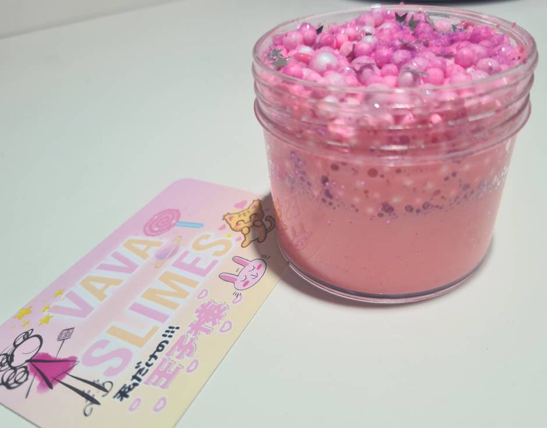 Flamingo Floam Slime / Sensory Slime / Scented Slime Etsy