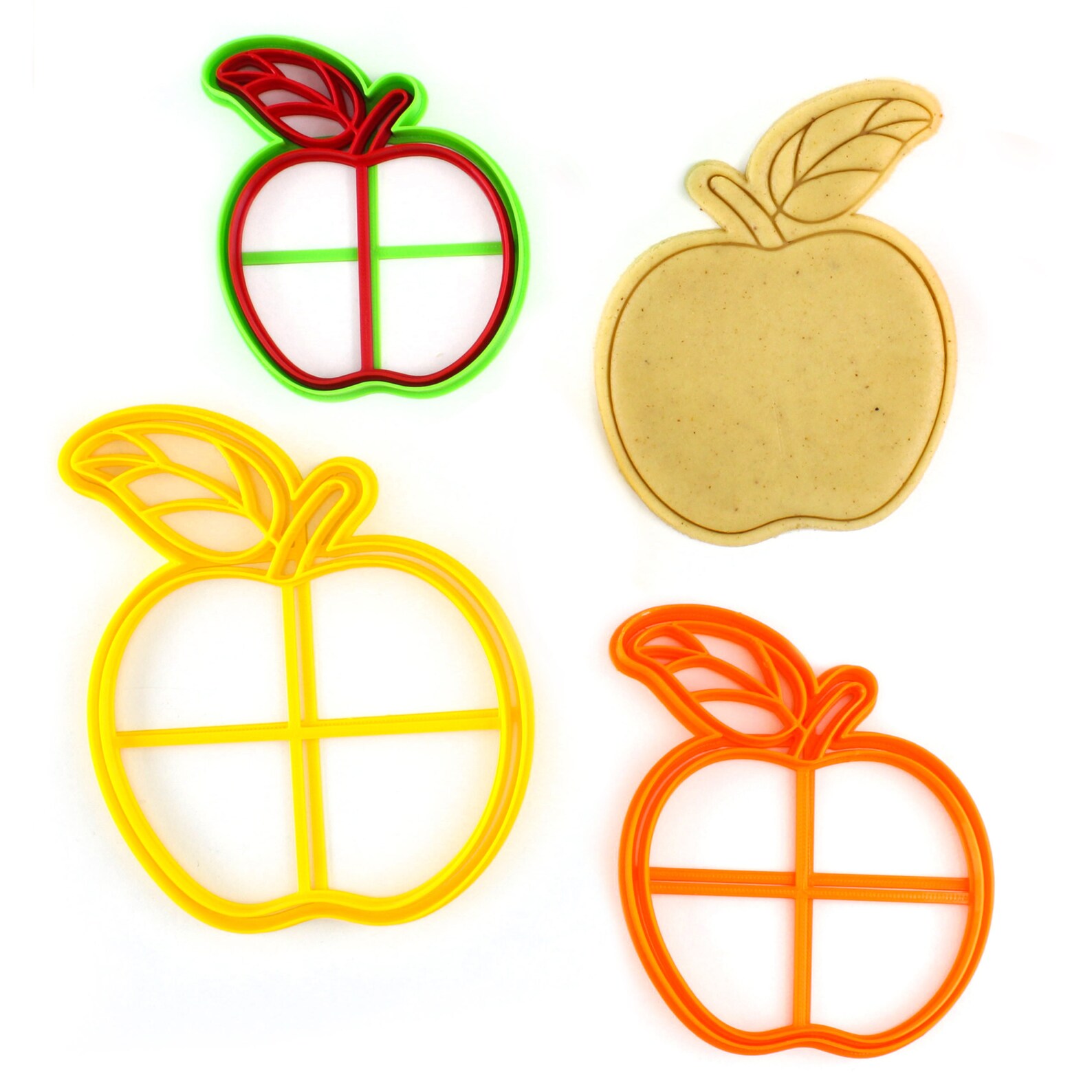 Cookie Cutter by 3DForme Apple Set 6 Piece Fondant Frame Etsy