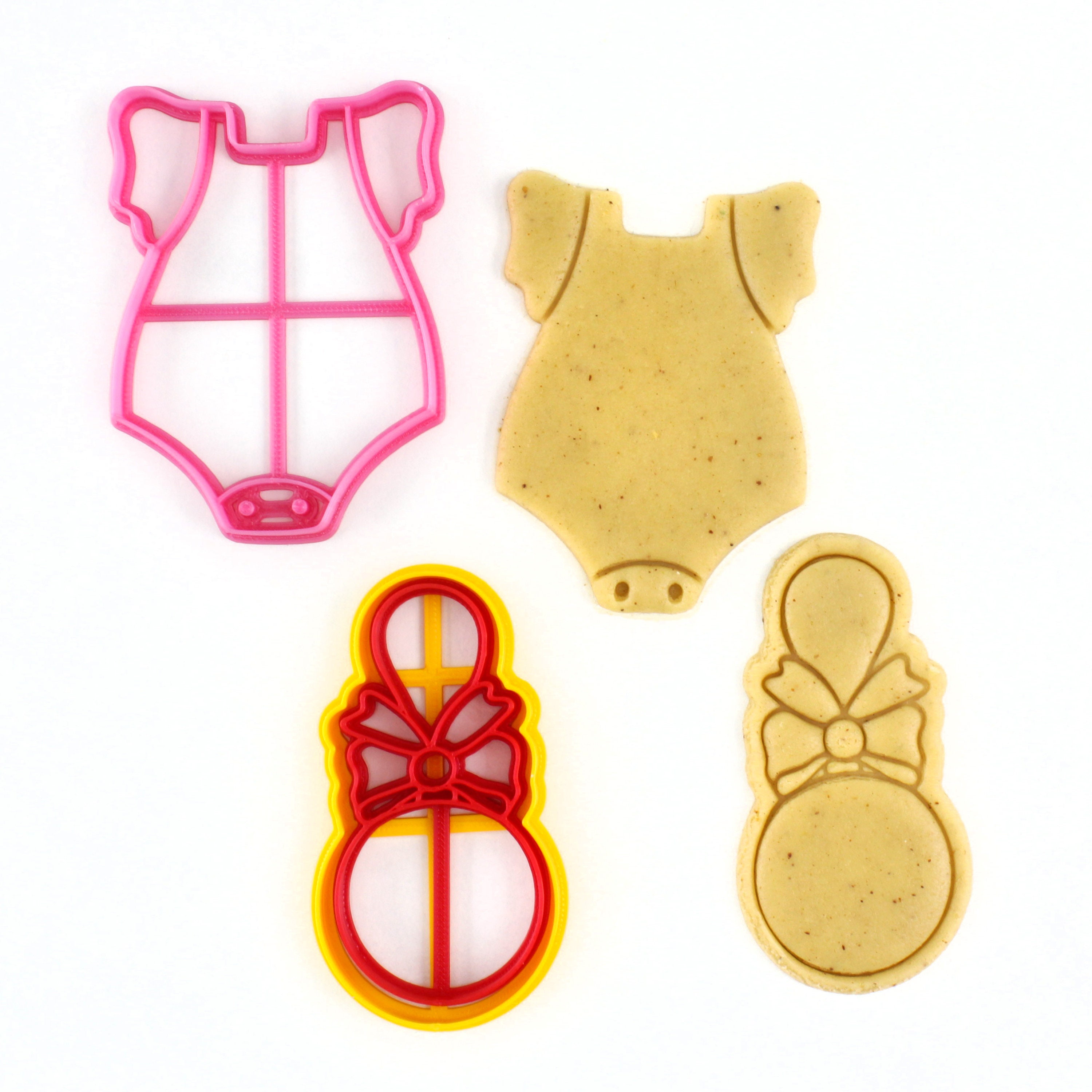 Cookie Cutter by 3dforme Baby Shower Set 3 Pieces Fondant Etsy