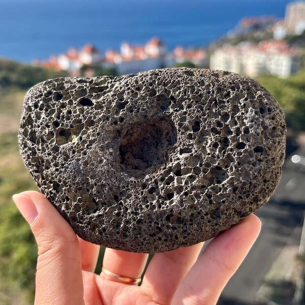 Lava-energetically strong stone from the volcano from Madeira Island,Volcanic ash, Volcanic slag, Volcanic basaltic lava Rock, Volcanic Rock