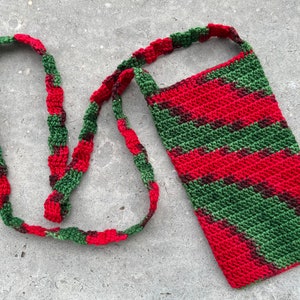 crochet phone bag, phone accessory, small handbag, neck bag, phone case, phone bag making