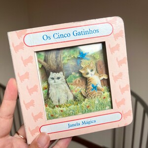livre vintage pour enfants sur les chats du Portugal, petit livre vintage