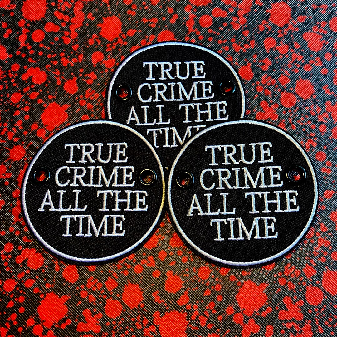 True Crime Roller Skate Lace Patch Individual SSDGM MFM Shoelace