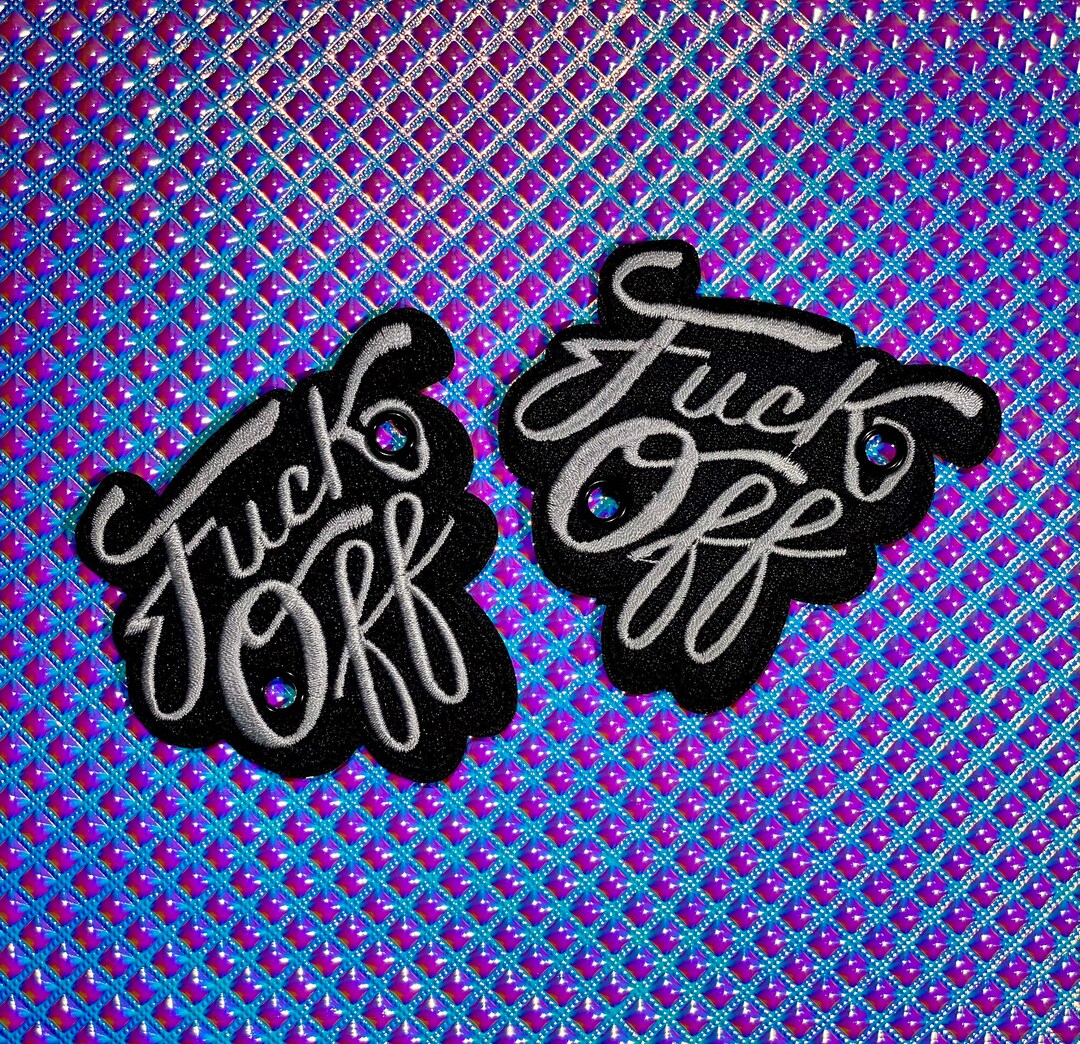 F off Roller Skate Lace Patch Individual Shoelace Accessory for Roller