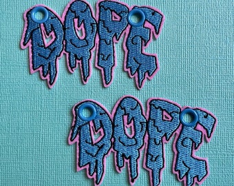 Dope melting Roller Skate Lace Patch - Individual Shoelace Accessory for roller skates