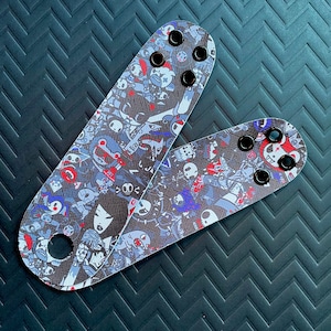 Vampire Roller Skate toe guard PAIR - Halloween Skull Skeleton Toe Strip for Roller Skates - Roller skate Toe Cap