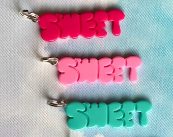 Sweet Roller Skate Lace Charm - Roller Skate Acccessory - Shoelace Charm