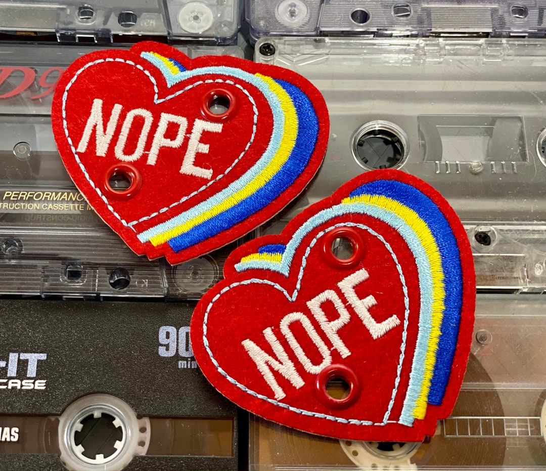 Nope Multicolor Roller Skate Lace Patch Individual Shoelace Etsy